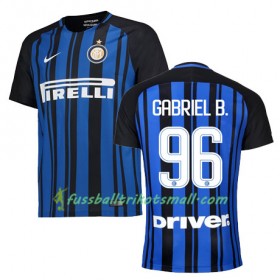 Fußballtrikots Inter Mailand GABRIEL B 96 2017-2018 Kurzarm Heimtrikotsatz kaufen