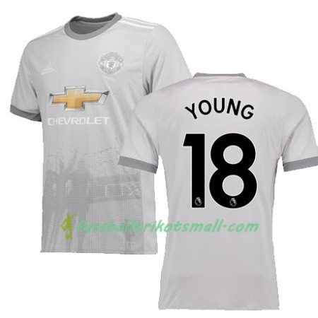 Fußballtrikots Manchester United YOUNG 18 2017-2018 Kurzarm Ausweichtrikot kaufen
