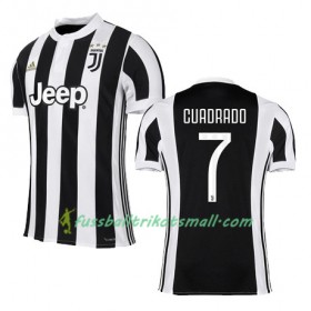 Fußballtrikots Juventus Turin CUADRADO 7 2017-2018 Kurzarm Heimtrikotsatz kaufen