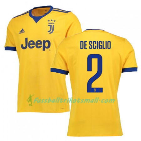 Fußballtrikots Juventus Turin DE SCIGLIO 2 2017-2018 Kurzarm Auswärts-trikot kaufen