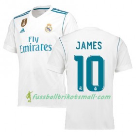 Fußballtrikots Real Madrid JAMES 10 2017-2018 Kurzarm Heimtrikotsatz kaufen