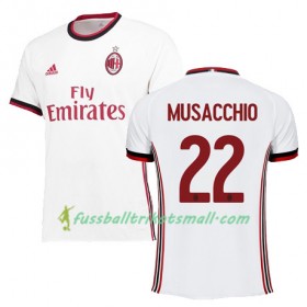 Fußballtrikots AC Mailand MUSACCHIO 22 2017-2018 Kurzarm Auswärts-trikot kaufen