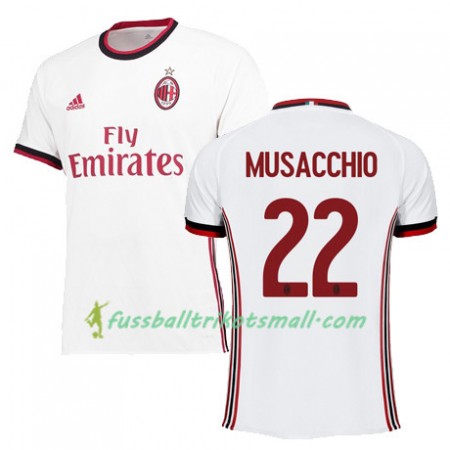 Fußballtrikots AC Mailand MUSACCHIO 22 2017-2018 Kurzarm Auswärts-trikot kaufen
