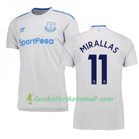 Fußballtrikots Everton MIRALLAS 2017-2018 Kurzarm Auswärts-trikot kaufen