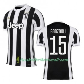 Fußballtrikots Juventus Turin BARZAGLI 15 2017-2018 Kurzarm Heimtrikotsatz kaufen