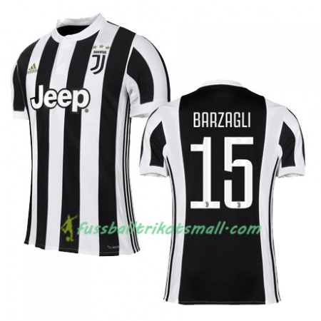 Fußballtrikots Juventus Turin BARZAGLI 15 2017-2018 Kurzarm Heimtrikotsatz kaufen