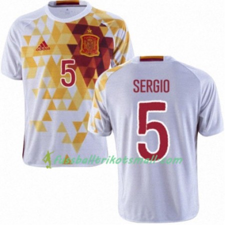Fußballtrikots Spanien SERGIO BUSQUETS Auswärts-trikot Euro 2016