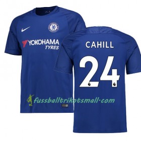Fußballtrikots Chelsea CAHILL 24 2017-2018 Kurzarm Heimtrikotsatz kaufen