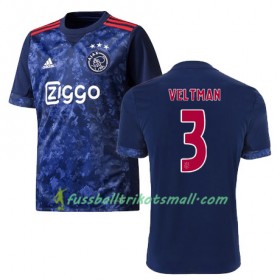 Fußballtrikots Ajax Amsterdam JOEL VELTMAN 3 2017-2018 Kurzarm Auswärts-trikot kaufen