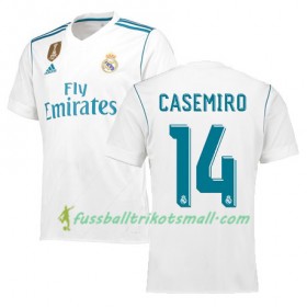 Fußballtrikots Real Madrid CASEMIRO 14 2017-2018 Kurzarm Heimtrikotsatz kaufen