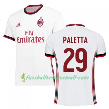 Fußballtrikots AC Mailand PALETTA 29 2017-2018 Kurzarm Auswärts-trikot kaufen