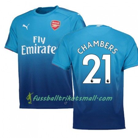 Fußballtrikots Arsenal CHAMBERS 21 2017-2018 Kurzarm Auswärts-trikot kaufen