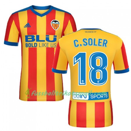 Fußballtrikots FC Valencia C SOLER 2017-2018 Kurzarm Auswärts-trikot kaufen