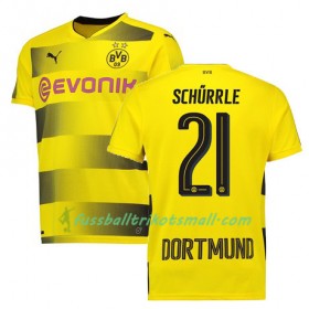 Fußballtrikots Borussia Dortmund SCHURRLE 21 2017-2018 Kurzarm Heimtrikotsatz kaufen
