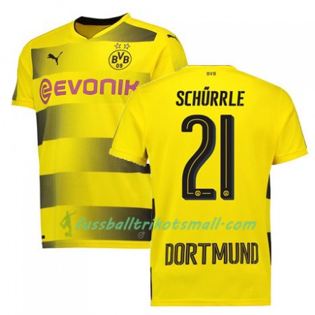 Fußballtrikots Borussia Dortmund SCHURRLE 21 2017-2018 Kurzarm Heimtrikotsatz kaufen