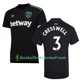 Fußballtrikots West Ham United CRESSWELL 2017-2018 Kurzarm Auswärts-trikot kaufen