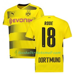 Fußballtrikots Borussia Dortmund RODE 18 2017-2018 Kurzarm Heimtrikotsatz kaufen