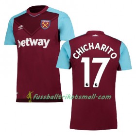 Fußballtrikots West Ham United CHICHARITO 2017-2018 Kurzarm Heimtrikotsatz kaufen