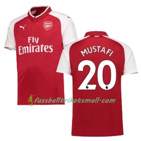 Fußballtrikots Arsenal MUSTAFI 20 2017-2018 Kurzarm Heimtrikotsatz kaufen