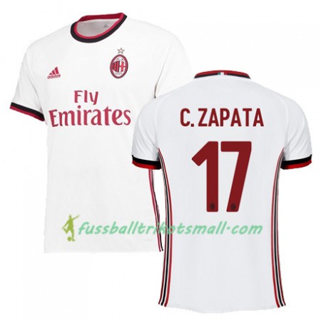 Fußballtrikots AC Mailand ZAPATA 17 2017-2018 Kurzarm Auswärts-trikot kaufen
