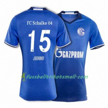 Fußballtrikots FC Schalke 04 AOGO 15 2017-2018 Kurzarm Heimtrikotsatz kaufen