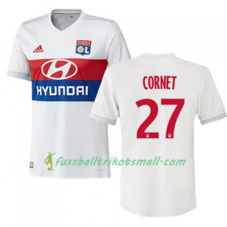 Fußballtrikots Olympique Lyon MAXWEL CORNET 27 2017-2018 Kurzarm Heimtrikotsatz kaufen
