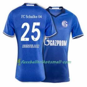 Fußballtrikots FC Schalke 04 HUNTELAAR 25 2017-2018 Kurzarm Heimtrikotsatz kaufen