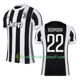 Fußballtrikots Juventus Turin ASAMOAH 22 2017-2018 Kurzarm Heimtrikotsatz kaufen