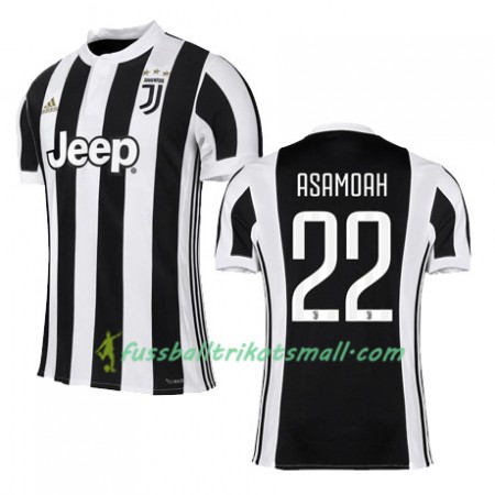 Fußballtrikots Juventus Turin ASAMOAH 22 2017-2018 Kurzarm Heimtrikotsatz kaufen