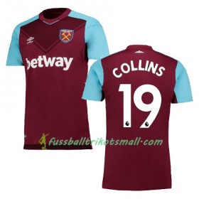 Fußballtrikots West Ham United COLLINS 2017-2018 Kurzarm Heimtrikotsatz kaufen