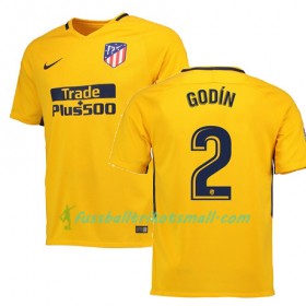 Fußballtrikots Atlético Madrid GODIN 2 2017-2018 Kurzarm Auswärts-trikot kaufen