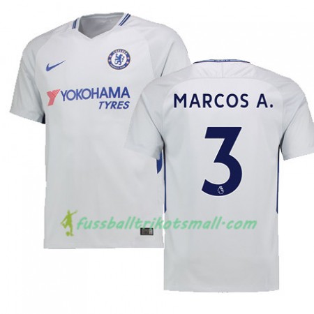 Fußballtrikots Chelsea MARCOS A 3 2017-2018 Kurzarm Auswärts-trikot kaufen