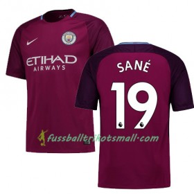 Fußballtrikots Manchester City SANE 19 2017-2018 Kurzarm Auswärts-trikot kaufen