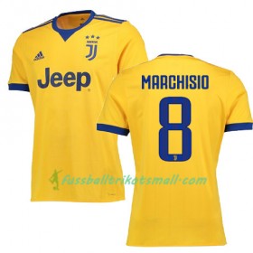 Fußballtrikots Juventus Turin MARCHISIO 8 2017-2018 Kurzarm Auswärts-trikot kaufen