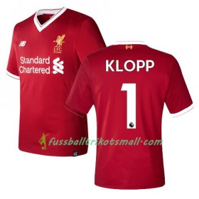 Fußballtrikots Liverpool KLOPP 1 2017-2018 Kurzarm Heimtrikotsatz kaufen