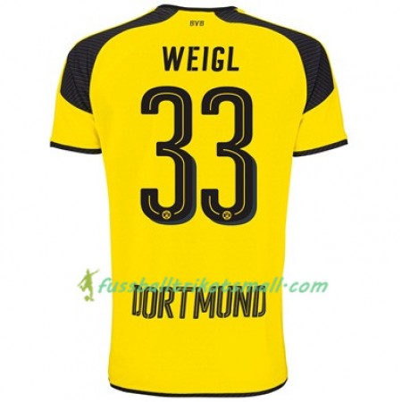 Fußballtrikots Borussia Dortmund WEIGL 33 2017-2018 Kurzarm Ausweichtrikot kaufen