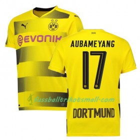 Fußballtrikots Borussia Dortmund AUBAMEYANG 17 2017-2018 Kurzarm Heimtrikotsatz kaufen