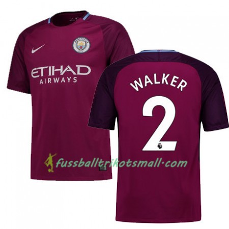 Fußballtrikots Manchester City KYLE WALKER 2 2017-2018 Kurzarm Auswärts-trikot kaufen