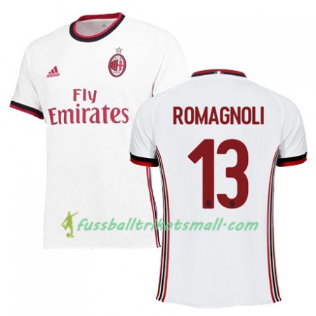 Fußballtrikots AC Mailand AS RomGNOLI 13 2017-2018 Kurzarm Auswärts-trikot kaufen