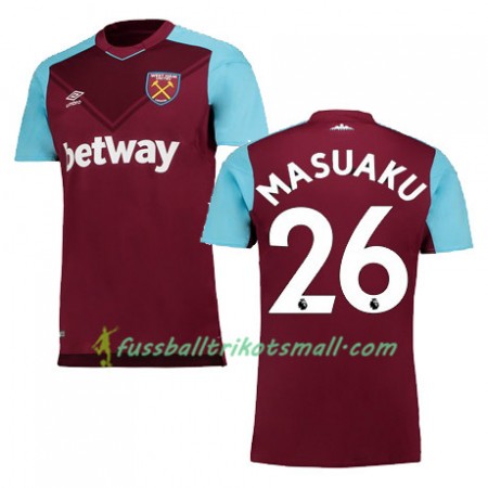 Fußballtrikots West Ham United MASUAKU 2017-2018 Kurzarm Heimtrikotsatz kaufen