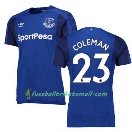 Fußballtrikots Everton COLEMAN 2017-2018 Kurzarm Heimtrikotsatz kaufen