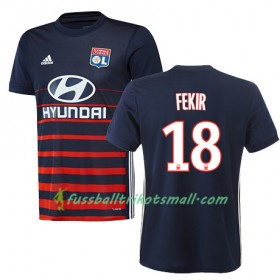 Fußballtrikots Olympique Lyon NABIL FEKIR 18 2017-2018 Kurzarm Auswärts-trikot kaufen