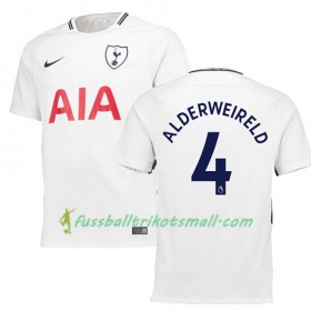 Fußballtrikots Tottenham Hotspur ALDERWEIRELD 4 2017-2018 Kurzarm Heimtrikotsatz kaufen