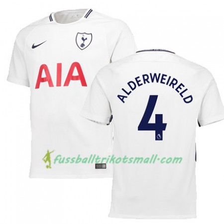 Fußballtrikots Tottenham Hotspur ALDERWEIRELD 4 2017-2018 Kurzarm Heimtrikotsatz kaufen