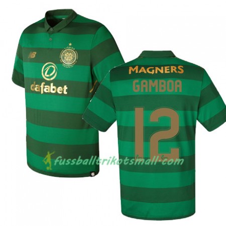 Fußballtrikots Celtic Glasgow CRISTIAN GAMBOA 2017-2018 Kurzarm Auswärts-trikot kaufen