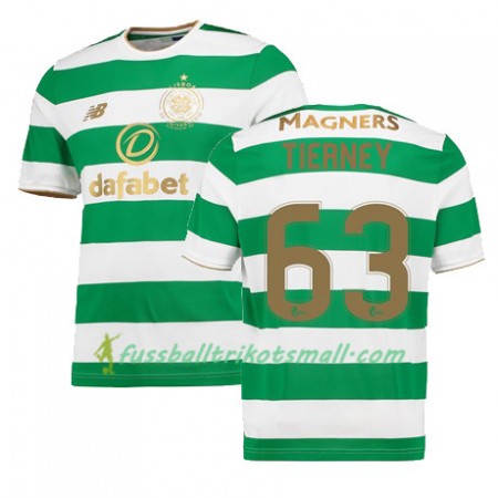Fußballtrikots Celtic Glasgow KIERAN TIERNEY 2017-2018 Kurzarm Heimtrikotsatz kaufen