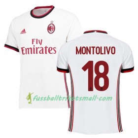 Fußballtrikots AC Mailand MONTOLIVO 18 2017-2018 Kurzarm Auswärts-trikot kaufen