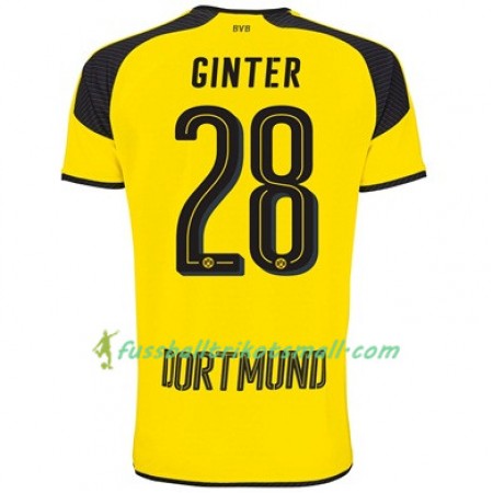 Fußballtrikots Borussia Dortmund GINTER 28 2017-2018 Kurzarm Ausweichtrikot kaufen