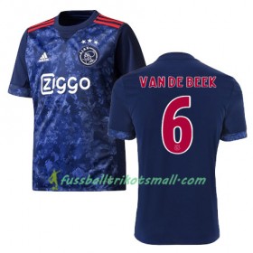 Fußballtrikots Ajax Amsterdam DONNY VAN DE BEEK 6 2017-2018 Kurzarm Auswärts-trikot kaufen