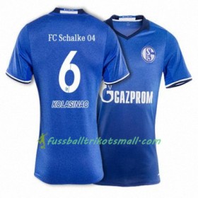 Fußballtrikots FC Schalke 04 KOLASINAC 6 2017-2018 Kurzarm Heimtrikotsatz kaufen